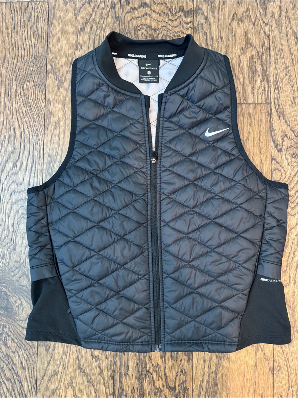 Nike Black Quilted Performance Vest - LIKE NEW CONDITION.